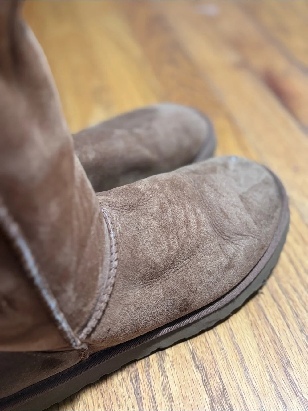 UGG Classic Tall Brown Suede Boots Women’s 9
